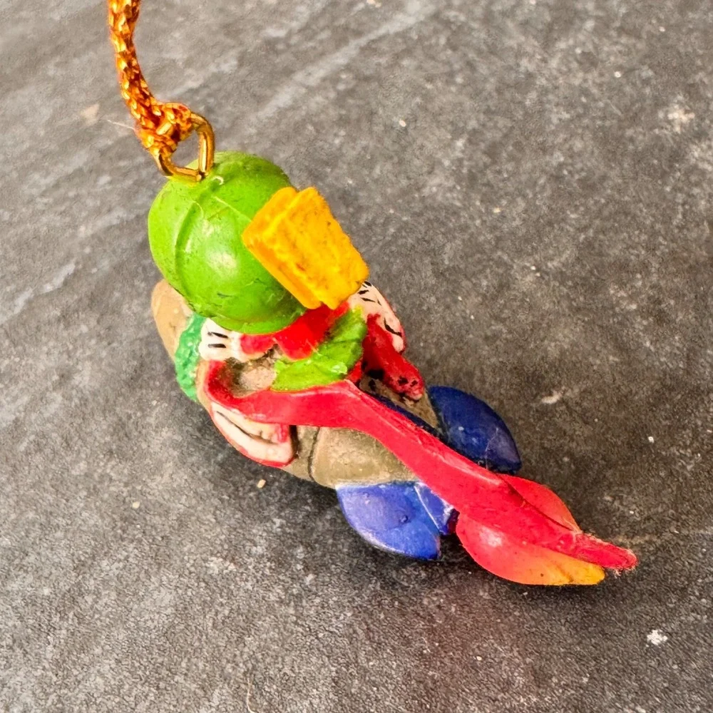 VTG 1997 Warner Bros Marvin the Martian Rocket‎ Ship Christmas Tree Ornament
